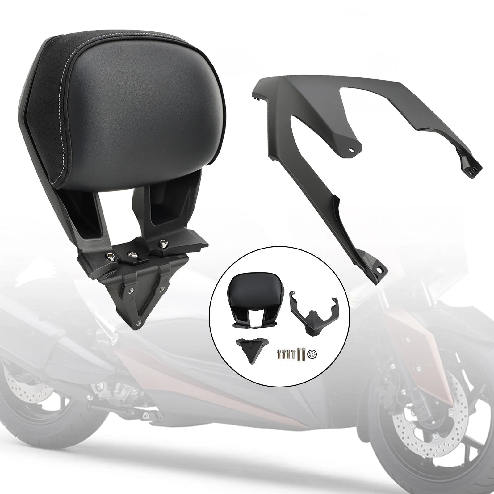 Passenger Sissy Bar Backrest for Yamaha X MAX X-MAX 300 (2017–2022)