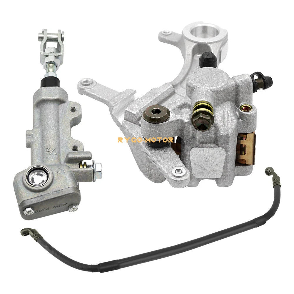 Rear Brake Caliper & Master Cylinder Hose Assy for Kawasaki KLX450R KX450/KX450F (2008–2019)
