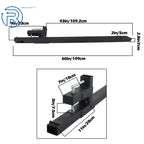 60" Clamp-On Pallet Forks for Skid Steer Loader (2000 lbs)