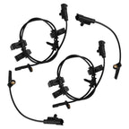 Set of 4 ABS Wheel Speed Sensors for Cadillac SRX, Saab 9-4X (2010–2016)