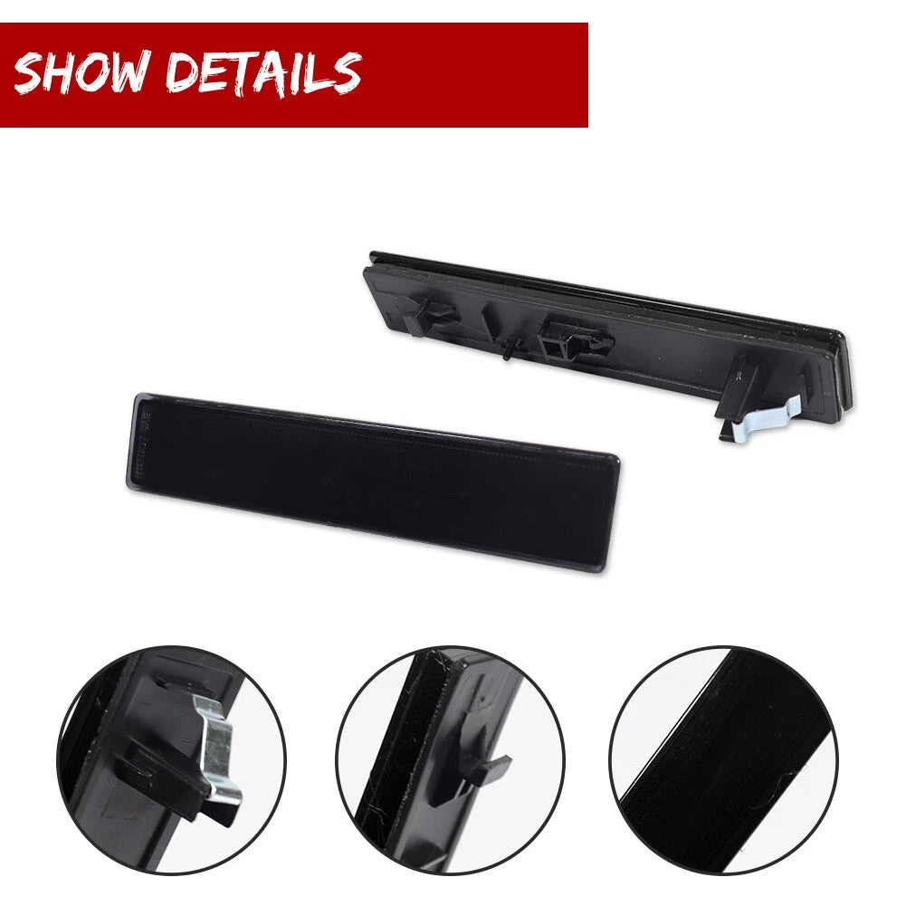 2X Smoked Lens Rear Bumper Reflector Lights for Honda Pilot (2006–2008)