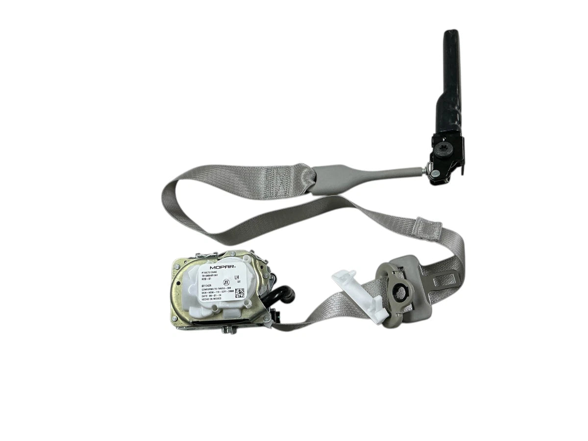Front Left Seat Belt for RAM 1500 (2019–2024) LIGHT GRAY P7AX751D4AC