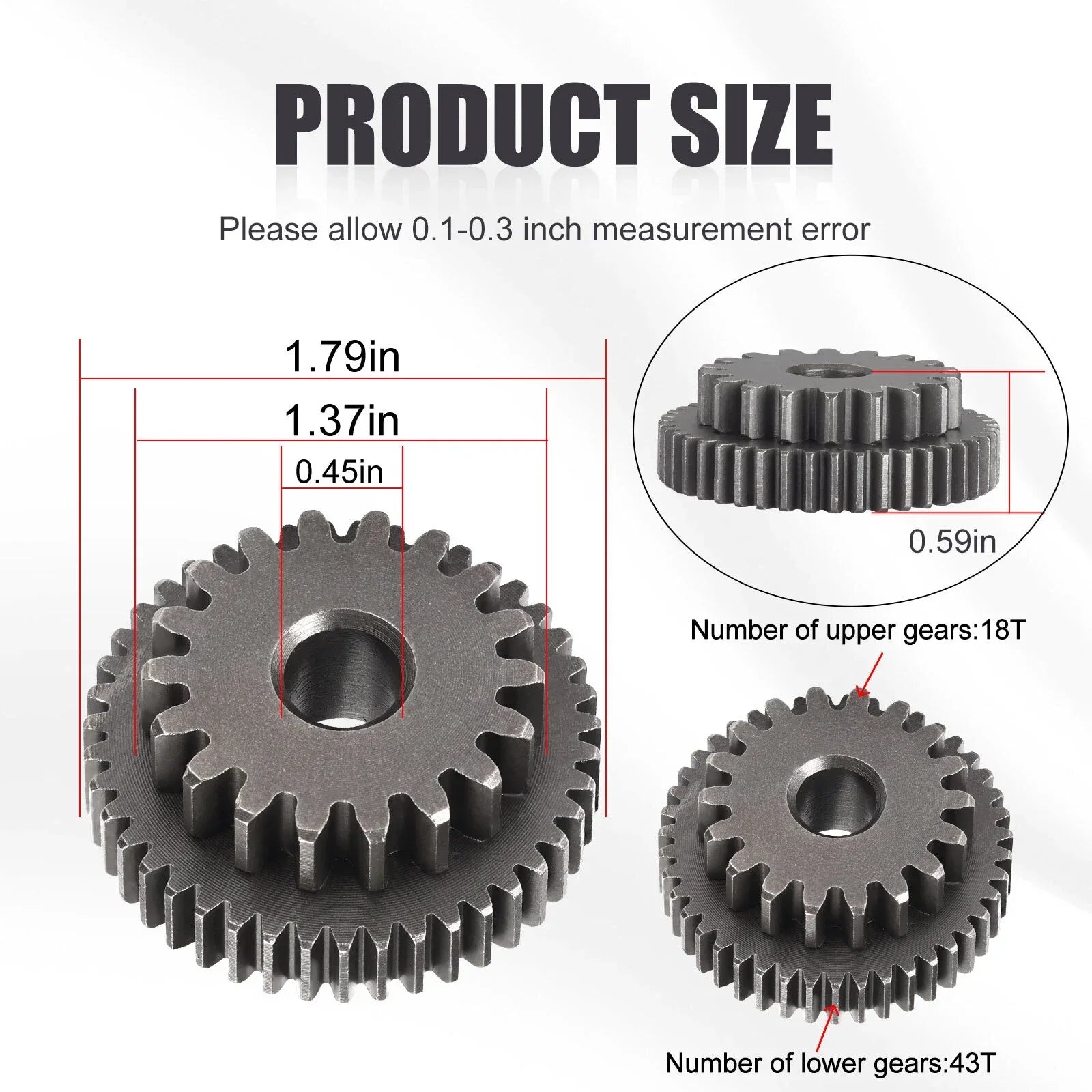 Starter Reduction Gear for Honda TRX250 TRX350