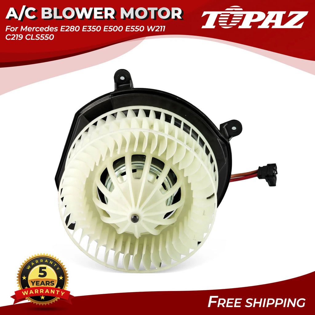 A/C Blower Motor for Mercedes W211 E320 E500 E550 CLS550 (2003–2009)