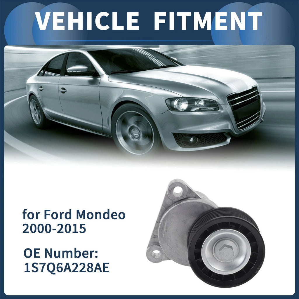 Belt Tensioner for Ford Mondeo (2000–2015) No. 1S7Q6A228AE Metal