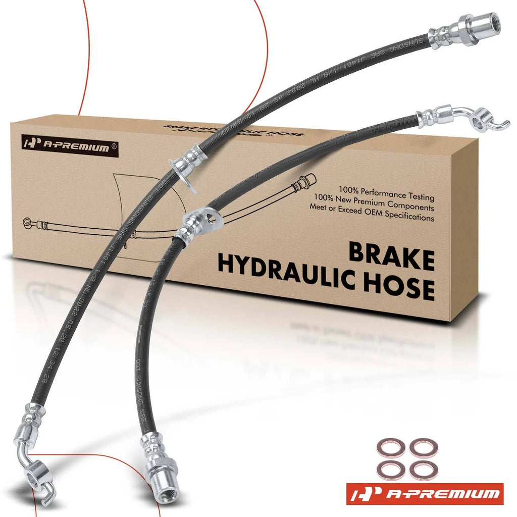 2X Rear Brake Hydraulic Hose for Subaru Forester (2015–2018) XV Crosstrek