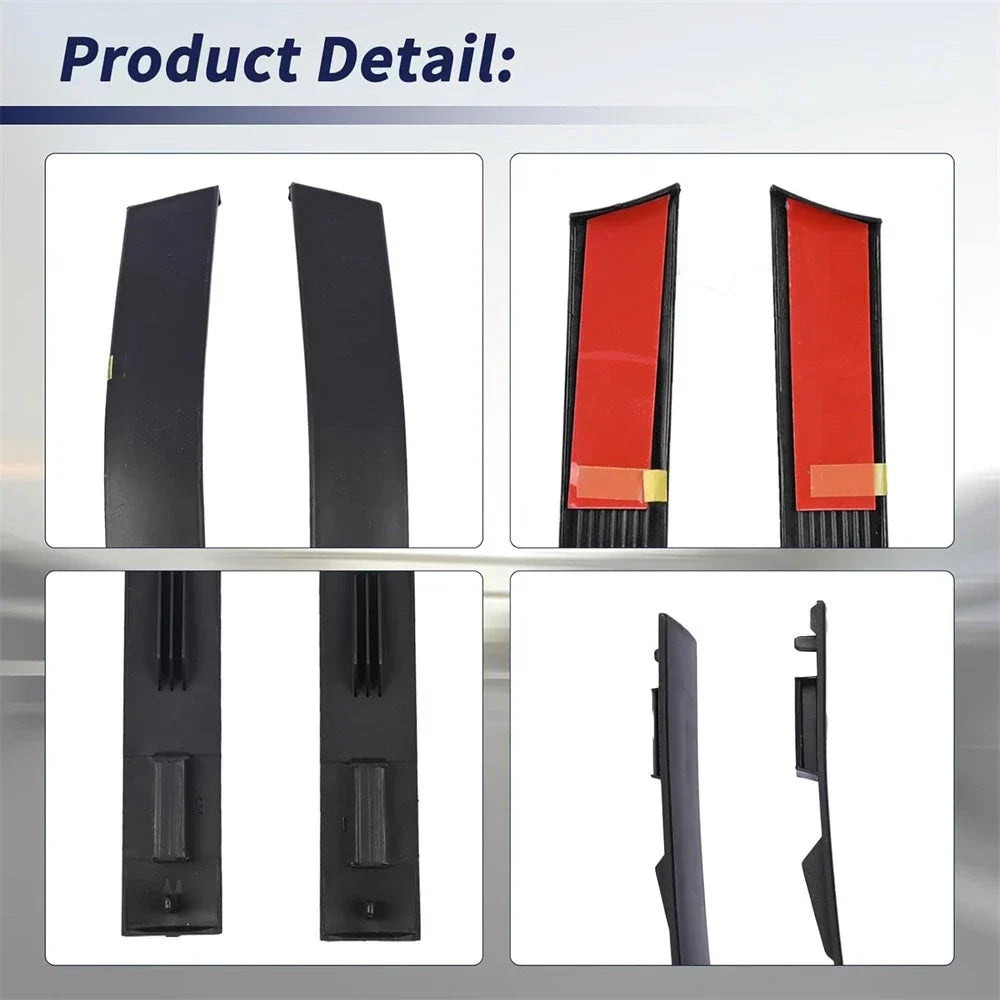 Rear Roof Molding for 07-21 Toyota Tundra - Left & Right Pair