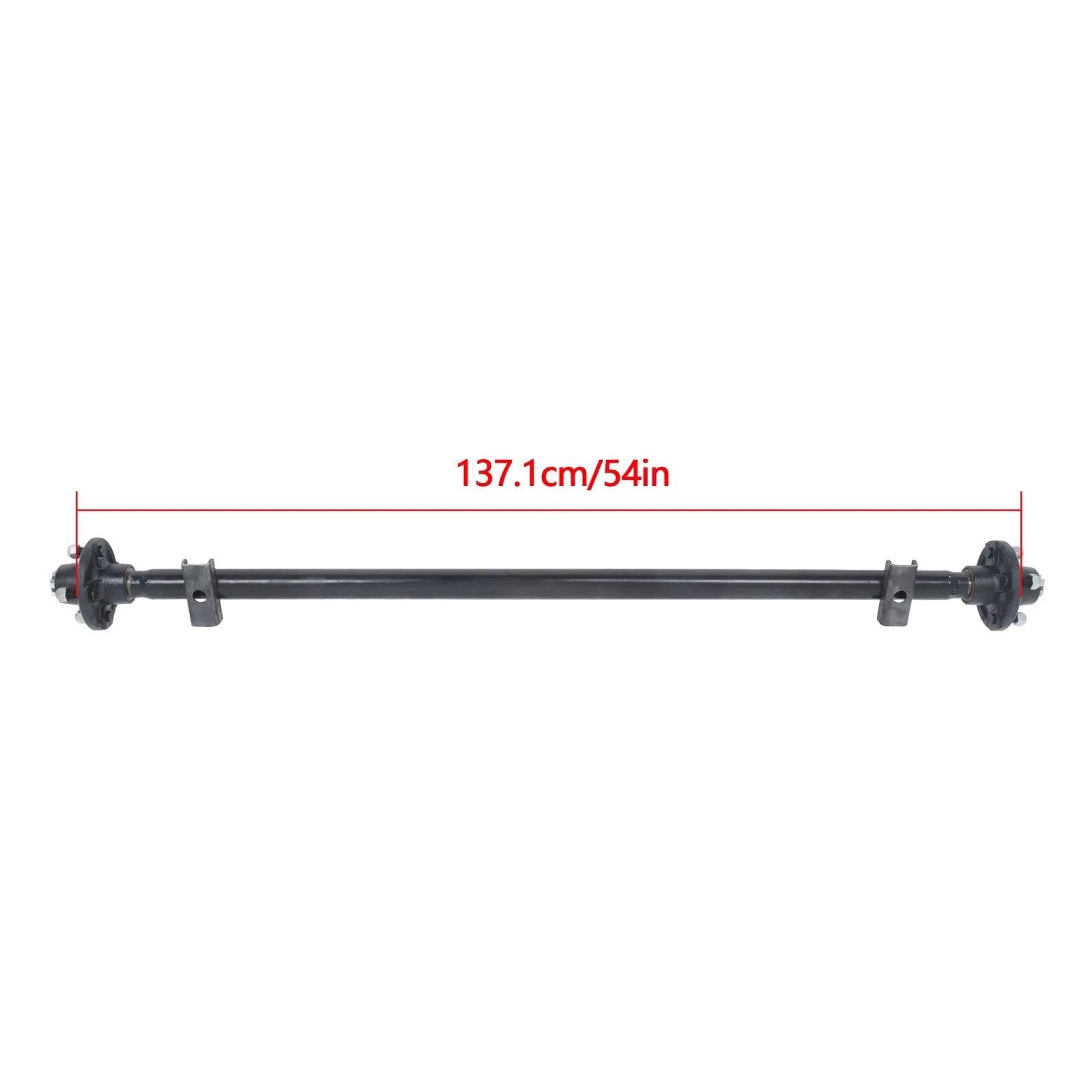 Trailer Axle 2000 lb 4 Lug 54" Hub Face Pitch with U-Bolt Kit