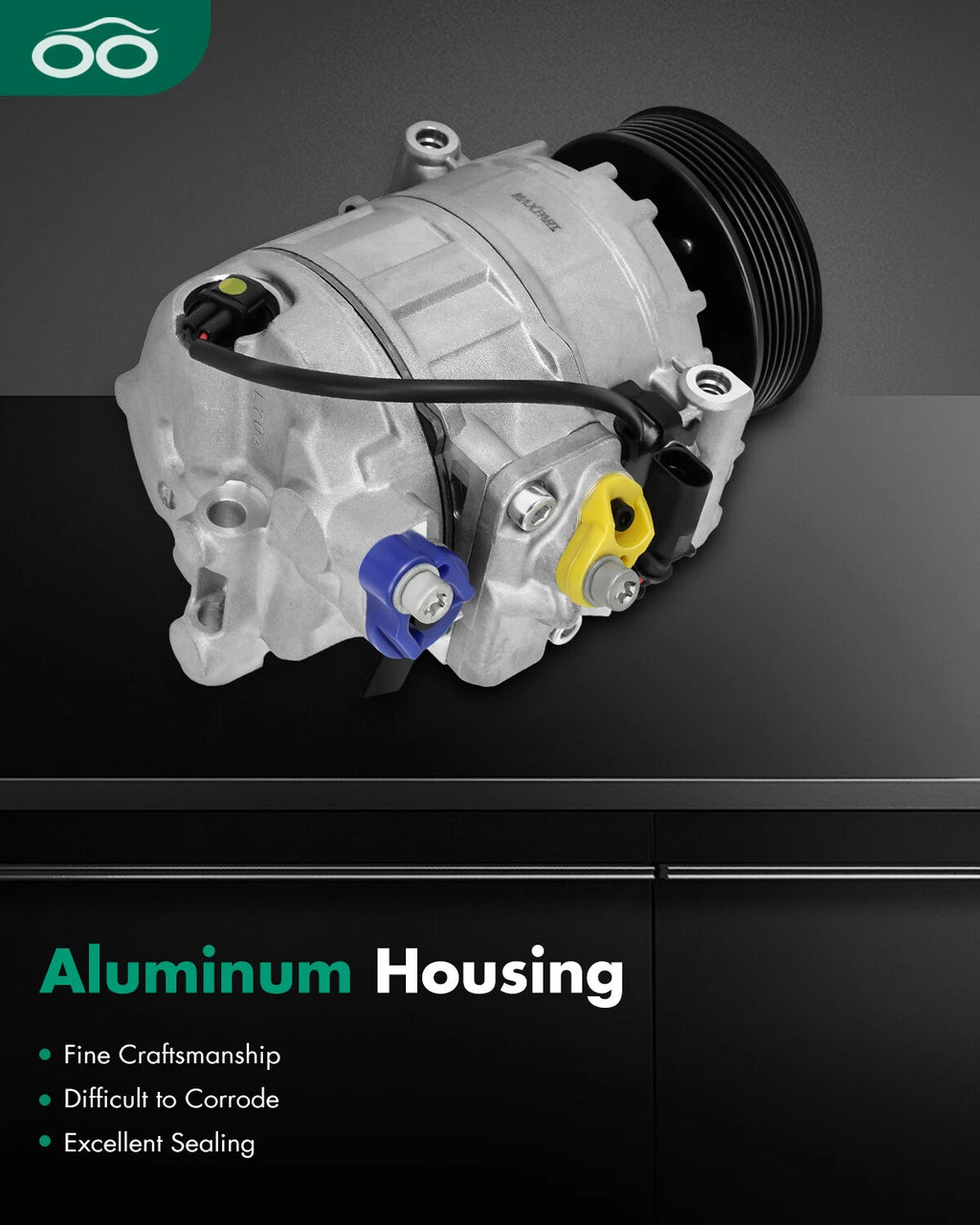 A/C Compressor for Audi Q7 (2007–2010) & Volkswagen Touareg 3.6L (2007–2017)