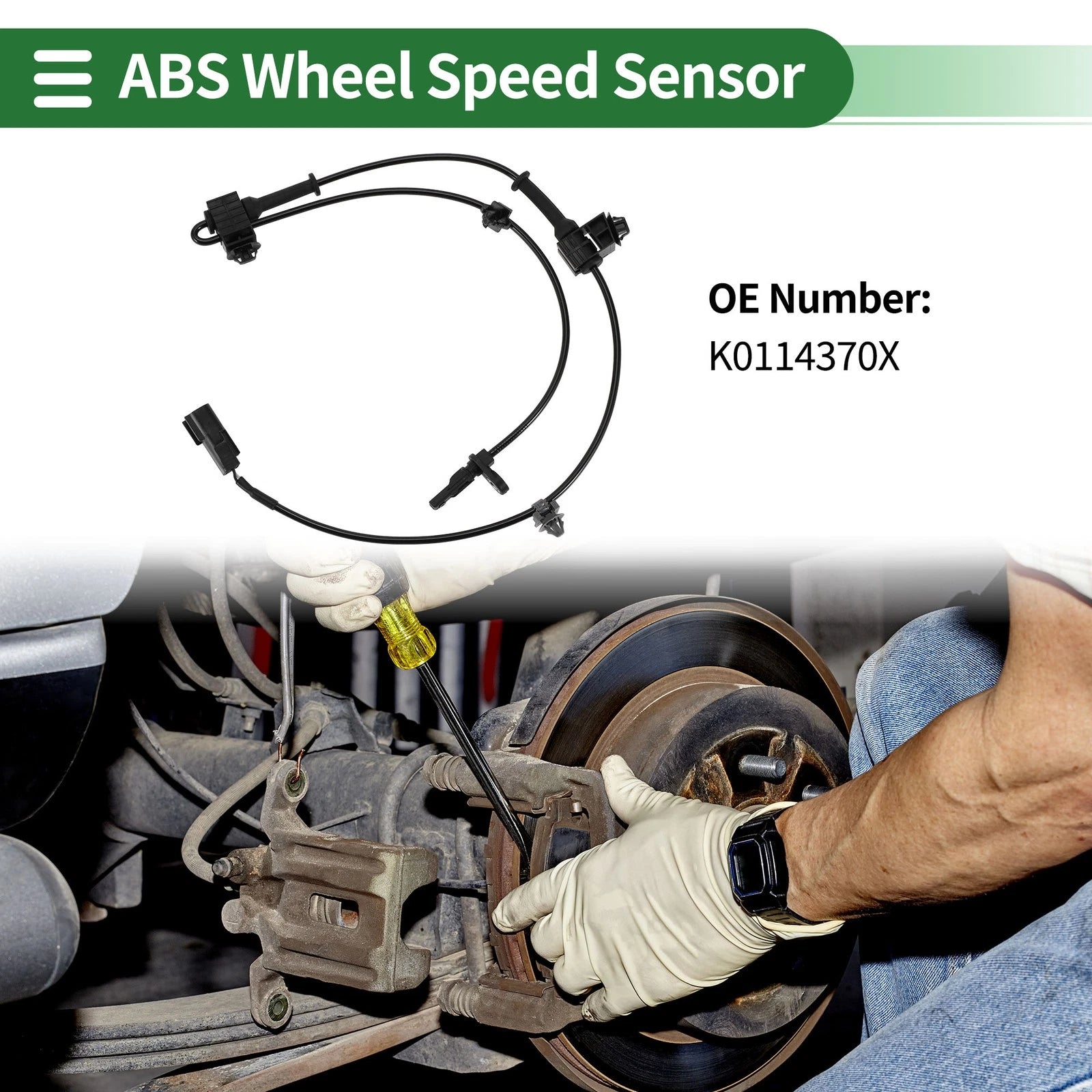 ABS Wheel Speed Sensor No.K0114370X for Mazda 6 (2014–2019)