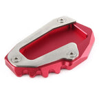 Red Kickstand Foot Plate Pad for Ducati MTS1100, MTS1200, MTS950 (2003-2023)