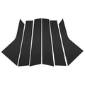 6 Pcs Door Pillar Window Trim for Hyundai Tucson (2021–2023) Black