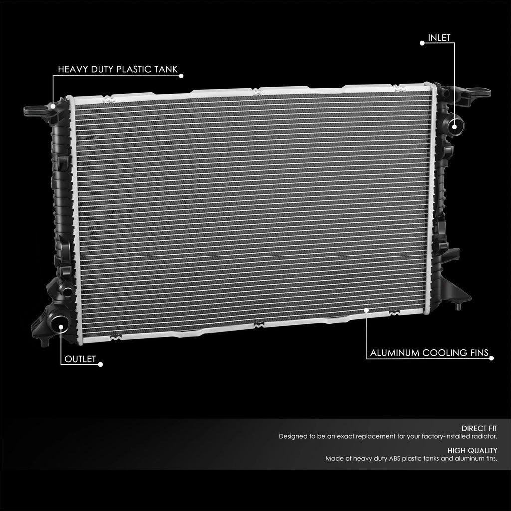 OE Style Aluminum Core Cooling Radiator for Audi S6 S7 4.0L (2013–2018) DPI 13683