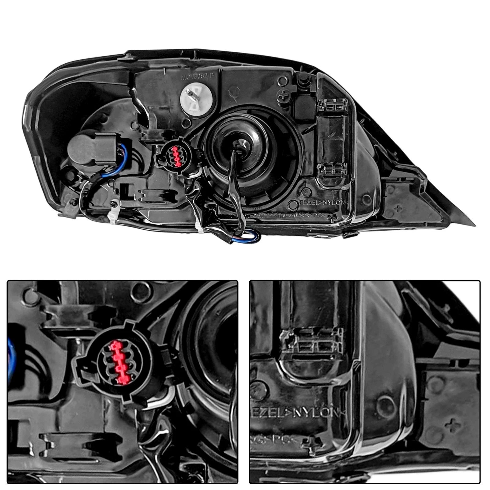 Headlight Assembly Pair for Mercury Sable (2000-2005)