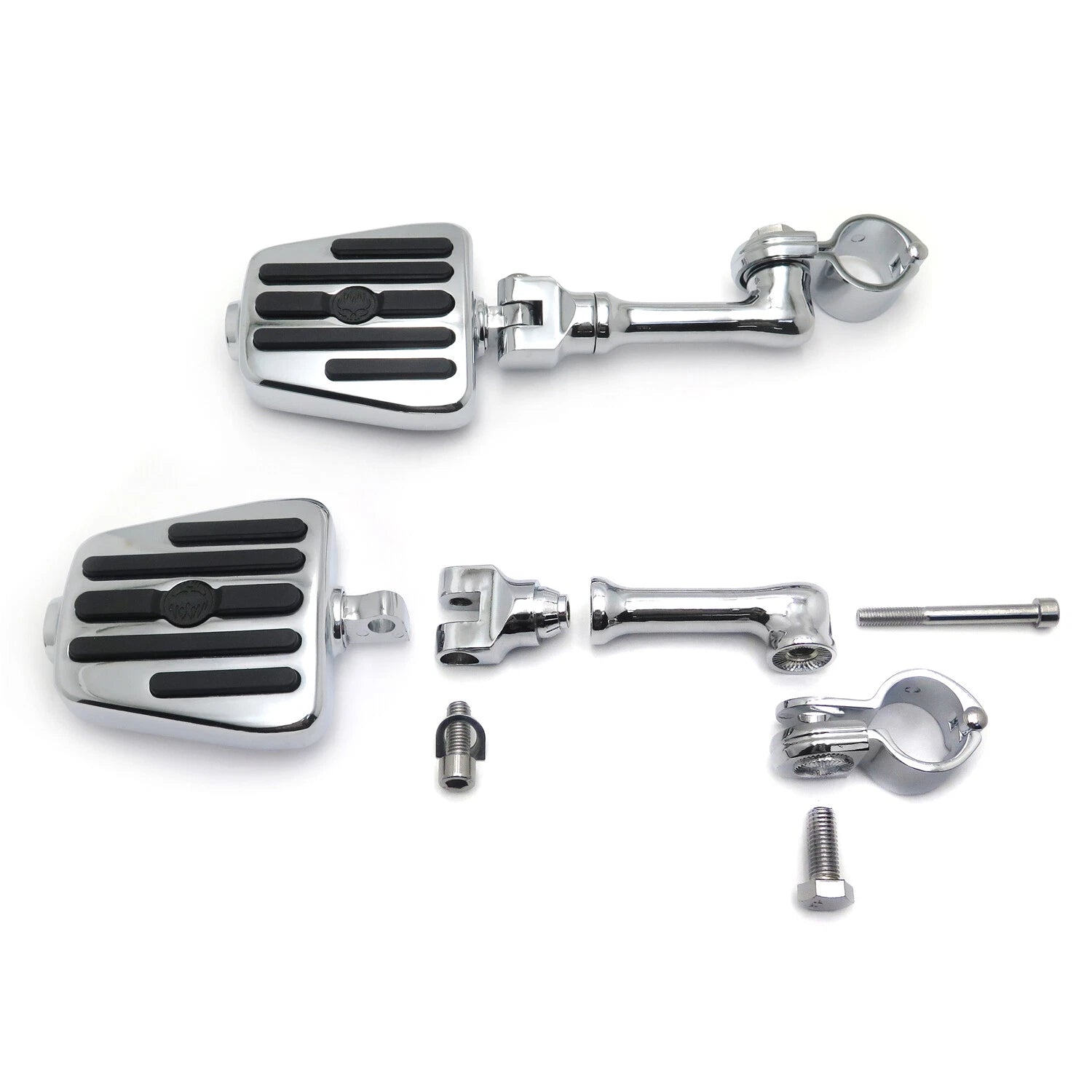 Furious Flame 4.5" Foot Pegs for Honda Shadow, Harley Road King (Year Range)