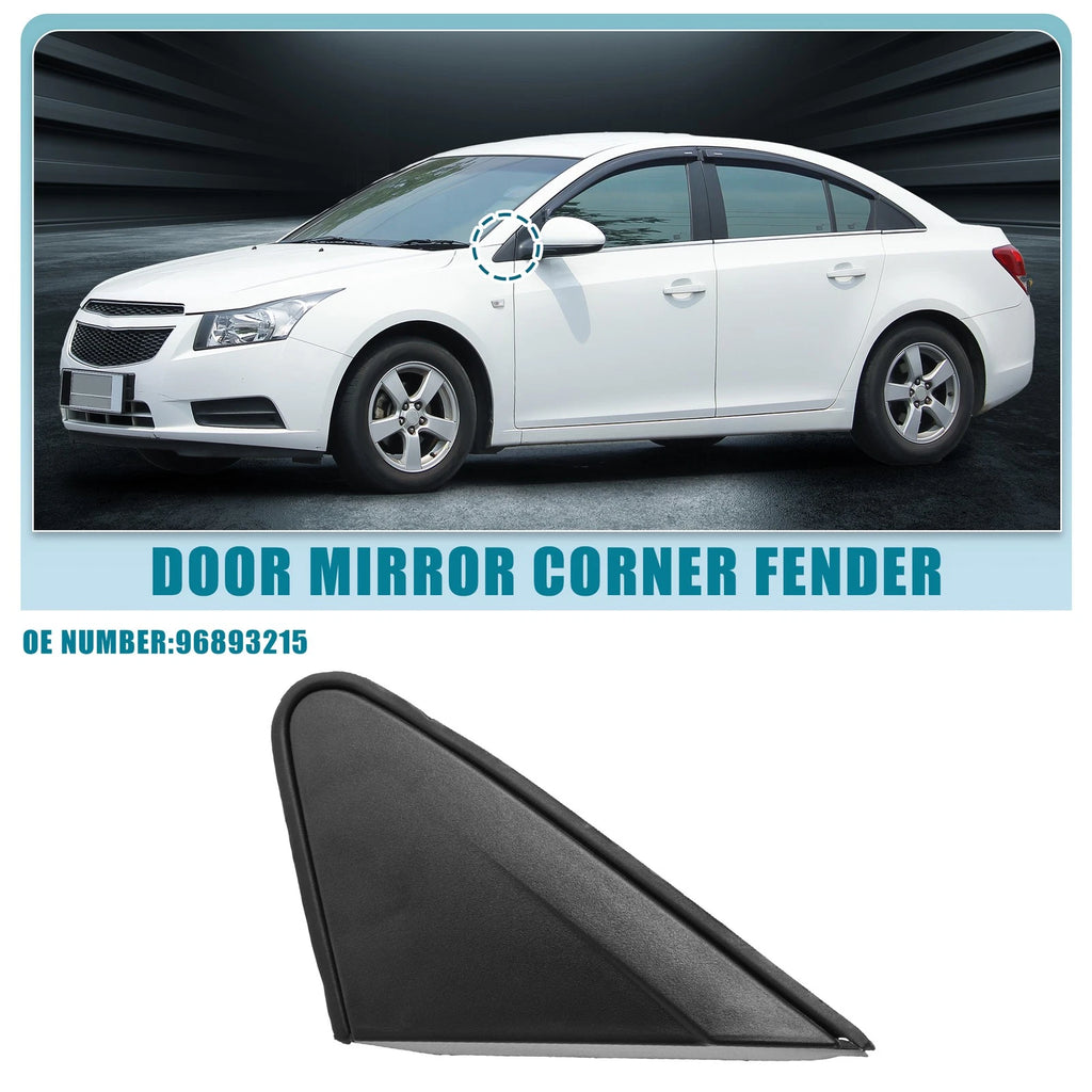 Front Left Door Mirror Corner Fender Triangle Cover for Chevrolet Cruze (2011–2016)