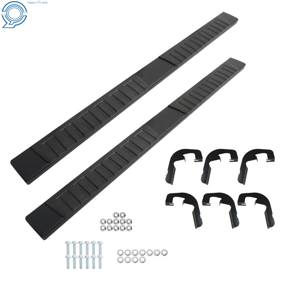 Running Boards for Silverado 1500 Double Cab (2019-2023) Black L&R