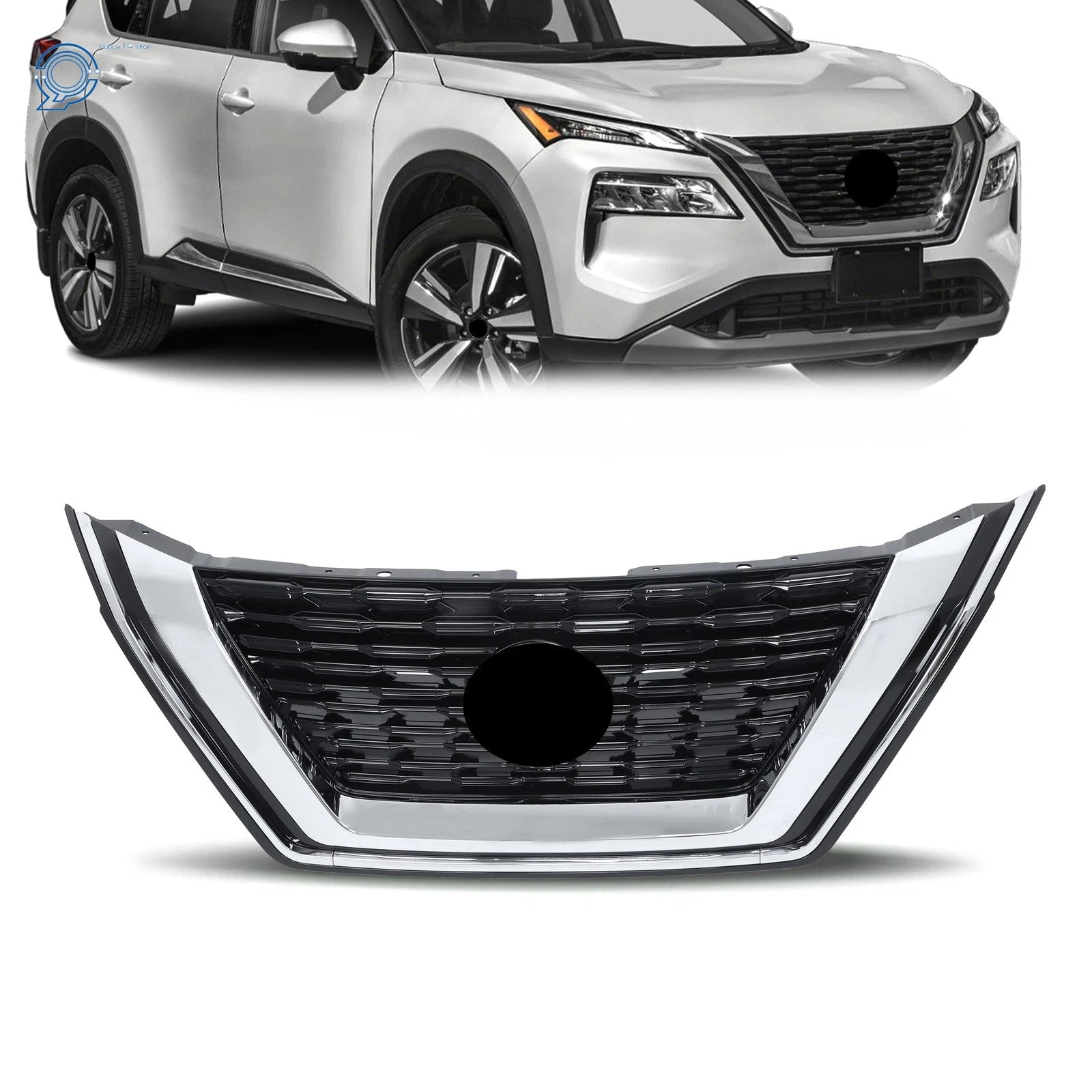 Front Upper Grille for Nissan Rogue S/SL (2021–2023)