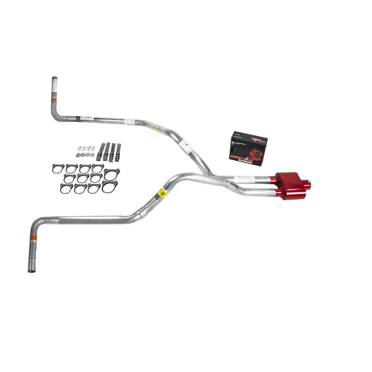 Dual Exhaust 2.5" Pipe for Ram 1500 (2009–2013) Cherry Bomb Extreme Side Exit