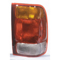 Replacement Amber/Red/White Passenger Side Tail Light Lens/Housing