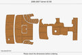 EVA Foam Pads for Carver 42 SS Swim Platform Cockpit (2006) Faux Teak Deck
