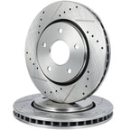 Front Drilled Slotted Brake Rotors for Volkswagen Routan (2009–2014)