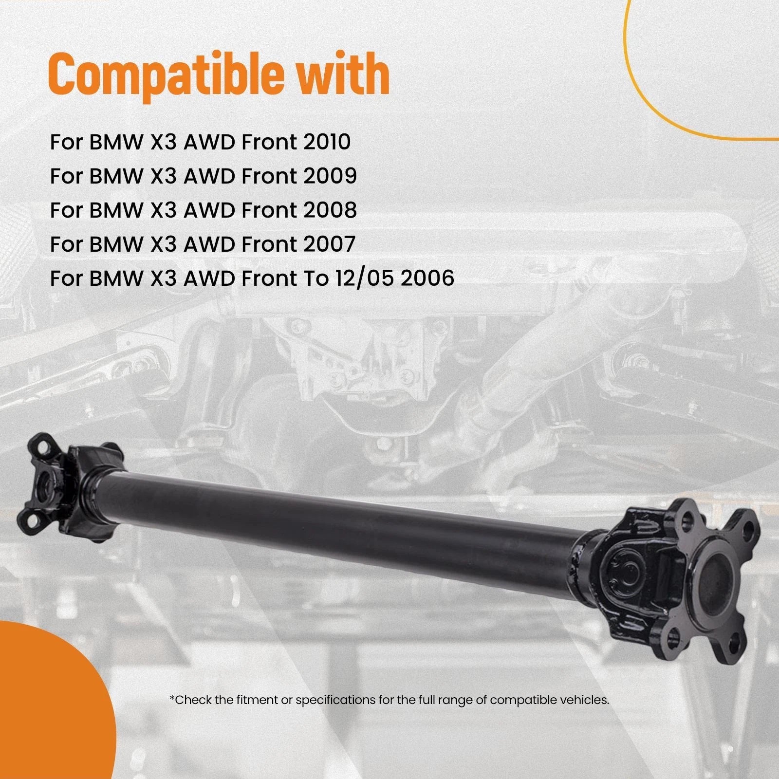 Front Drive Shaft for BMW X3 E83 N52 M54 325xi 330xi (2003–2005) 26207526677