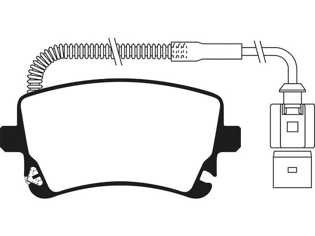 Front Brake Pad Set for Mazda RX7 (1979–1985) FN378BY