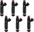 6X Fuel Injector 195500-4370 for Mitsubishi Montero 3.8L V6 (2003–2006)