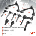 10x Front Control Arm Tie Rod Ends for Ford F-150 (1997–2003)