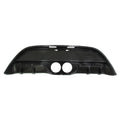 Replacement Primed Poly Rear Lower Bumper Cover w/o Park Assist Sensor Holes