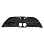 Replacement Primed Poly Rear Lower Bumper Cover w/o Park Assist Sensor Holes