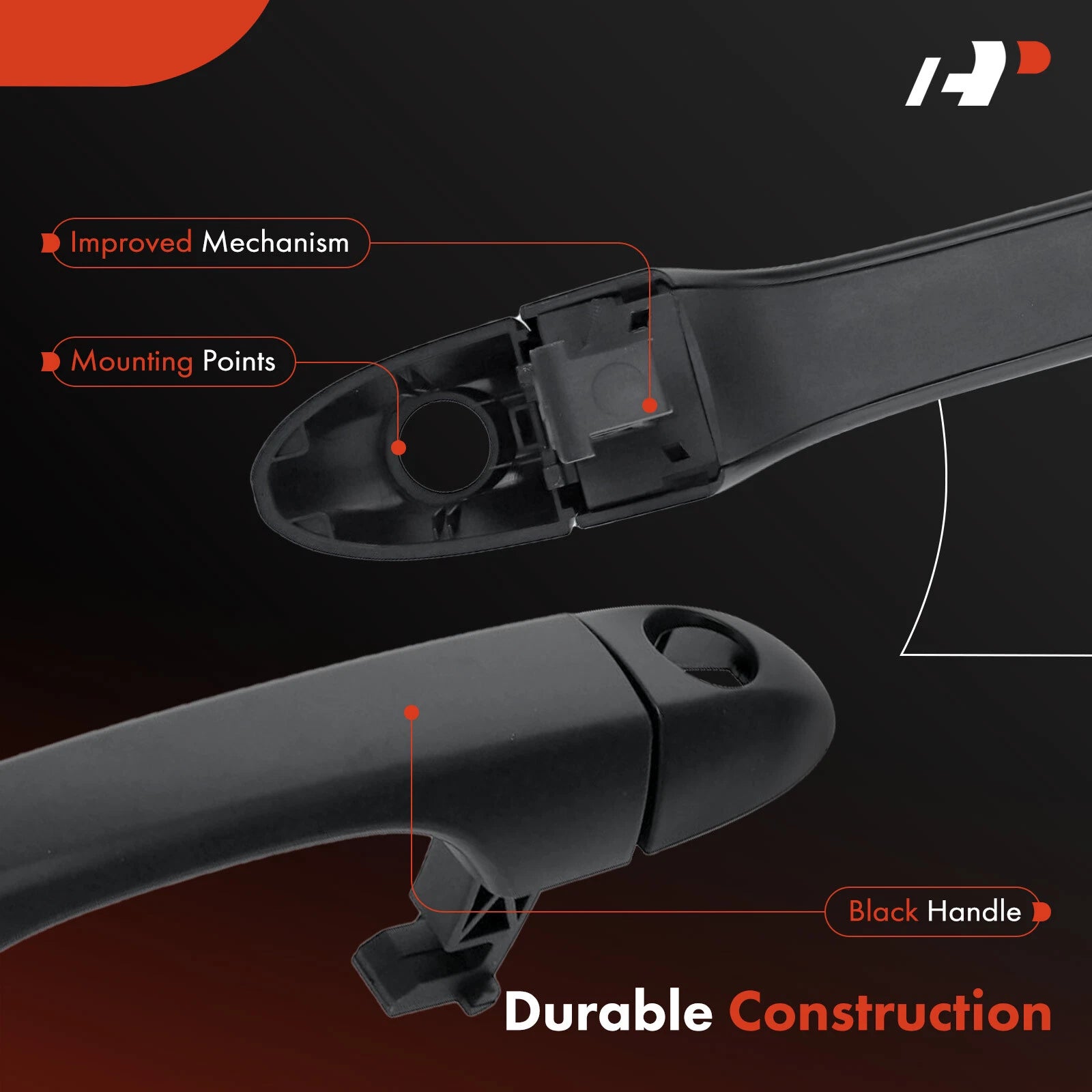 Front Left Exterior Door Handle for Jeep Cherokee (2014-2023)