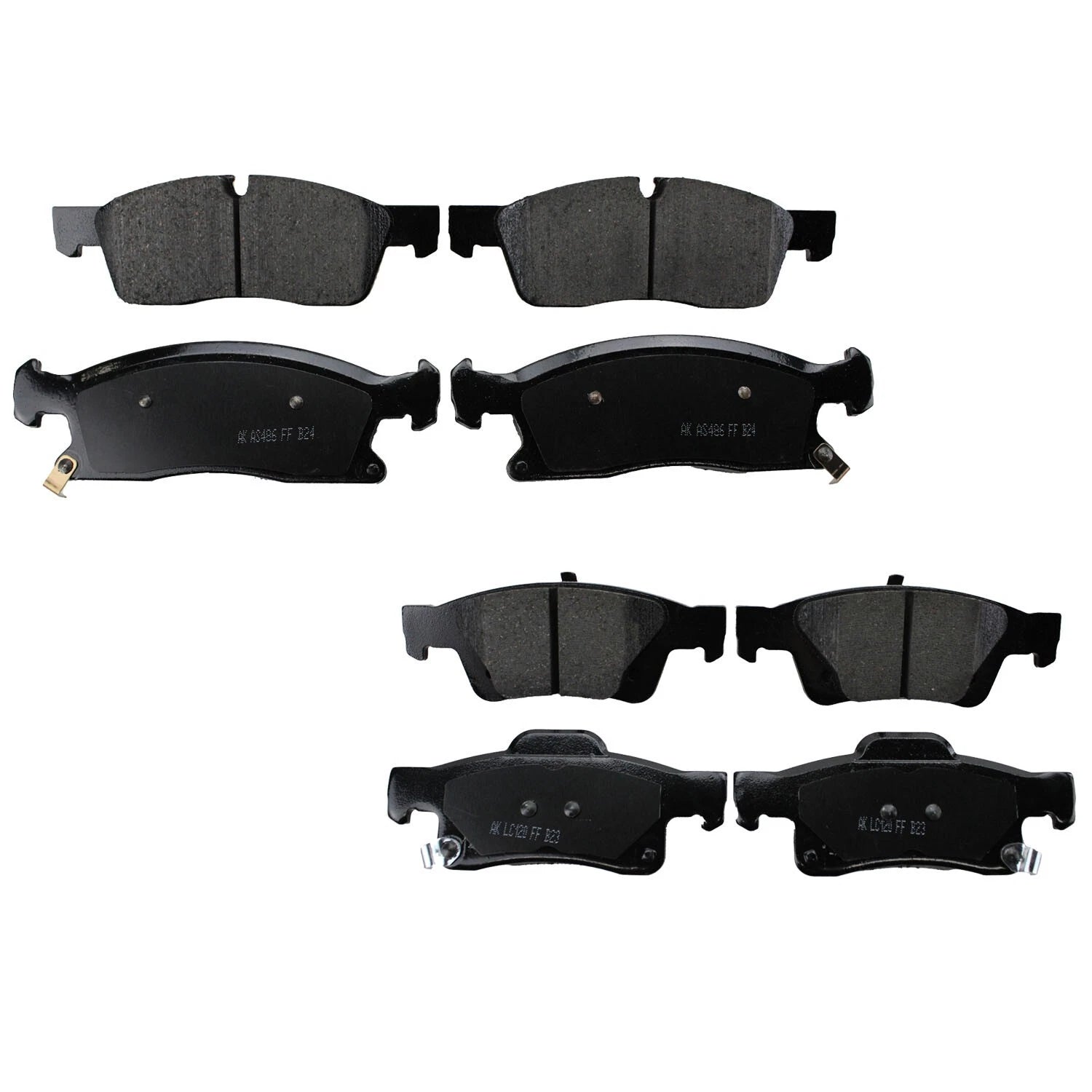 Akebono ProACT Brake Pad Kit for Durango Grand Cherokee (2011–2020)