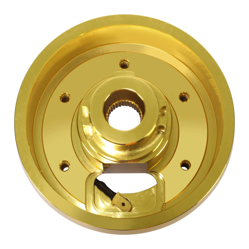 NRG Chrome Gold Steering Wheel Hub Adapter for Scion BR-Z, Subaru BR-Z, Toyota, Lexus