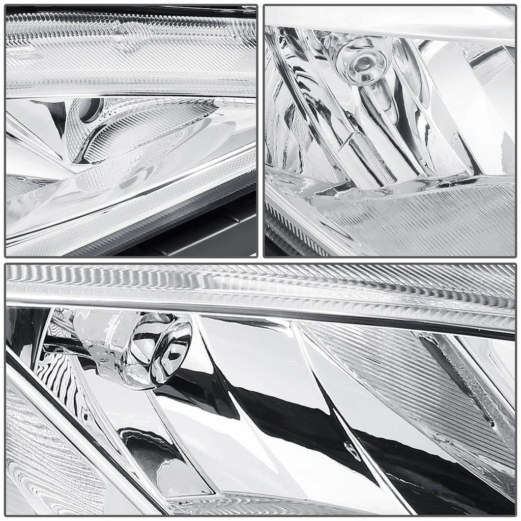 Chrome/Clear Headlight Lamps for Chrysler Pacifica Voyager (2017–2020)