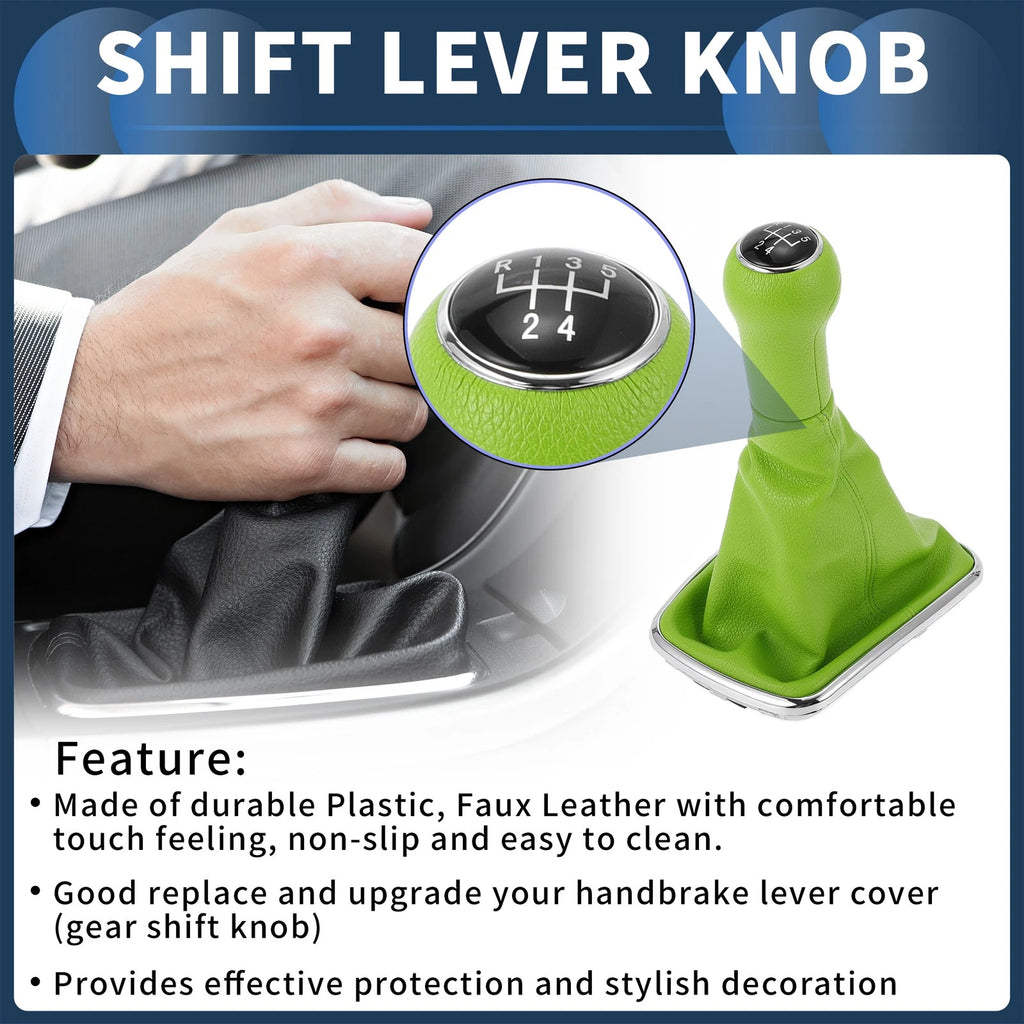 5 Speed Gear Shift Knob with Cover for Volkswagen Bora Golf MK4 (1998–2007)