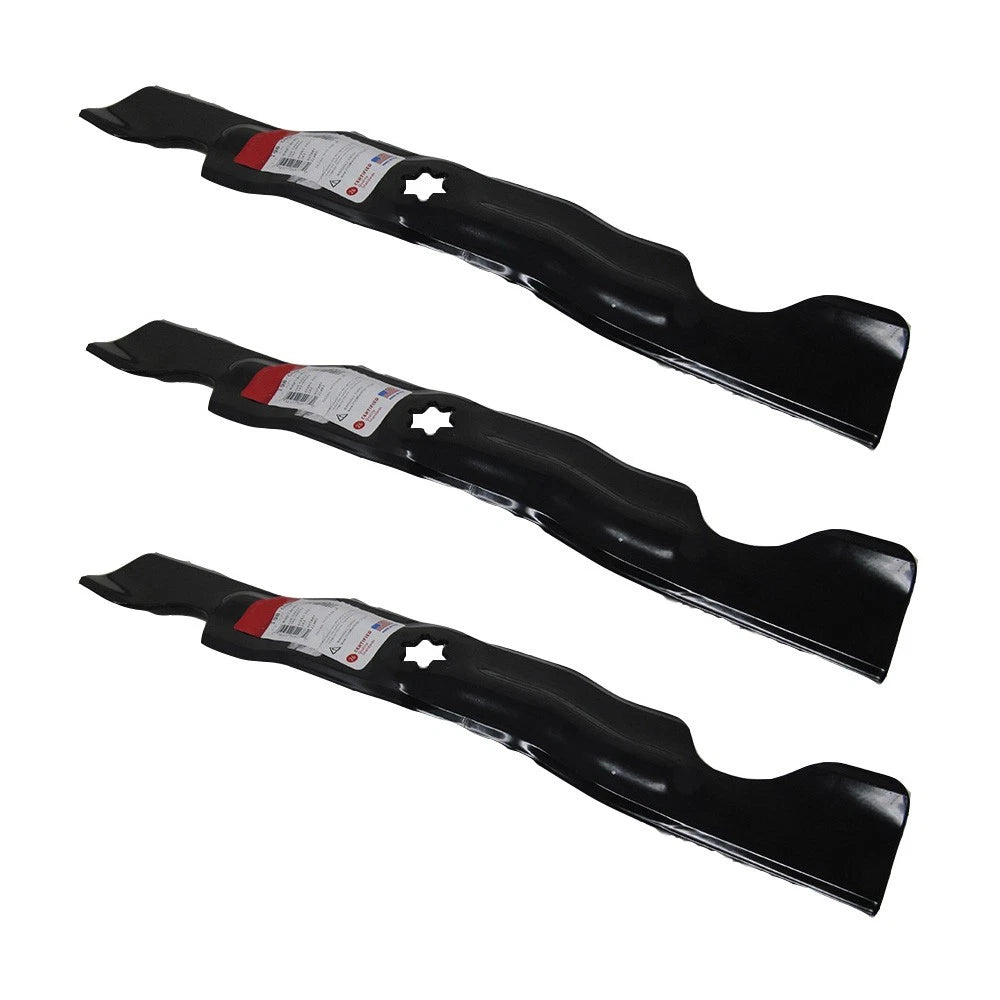 3 Blades 942-04053C for Cub Cadet RZT 50 (Fits MTD Troy Bilt)