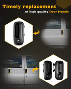 3X Exterior Door Handle Set for Chevy Express GMC Savana (2010-2022)