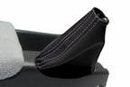 E Brake Boot Cover for Nissan Skyline R32 (1989–1993) Black Purple Stitch