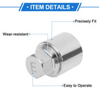 Type E Wheel Lock Lugnut Antitheft Key Socket for Skoda VW 