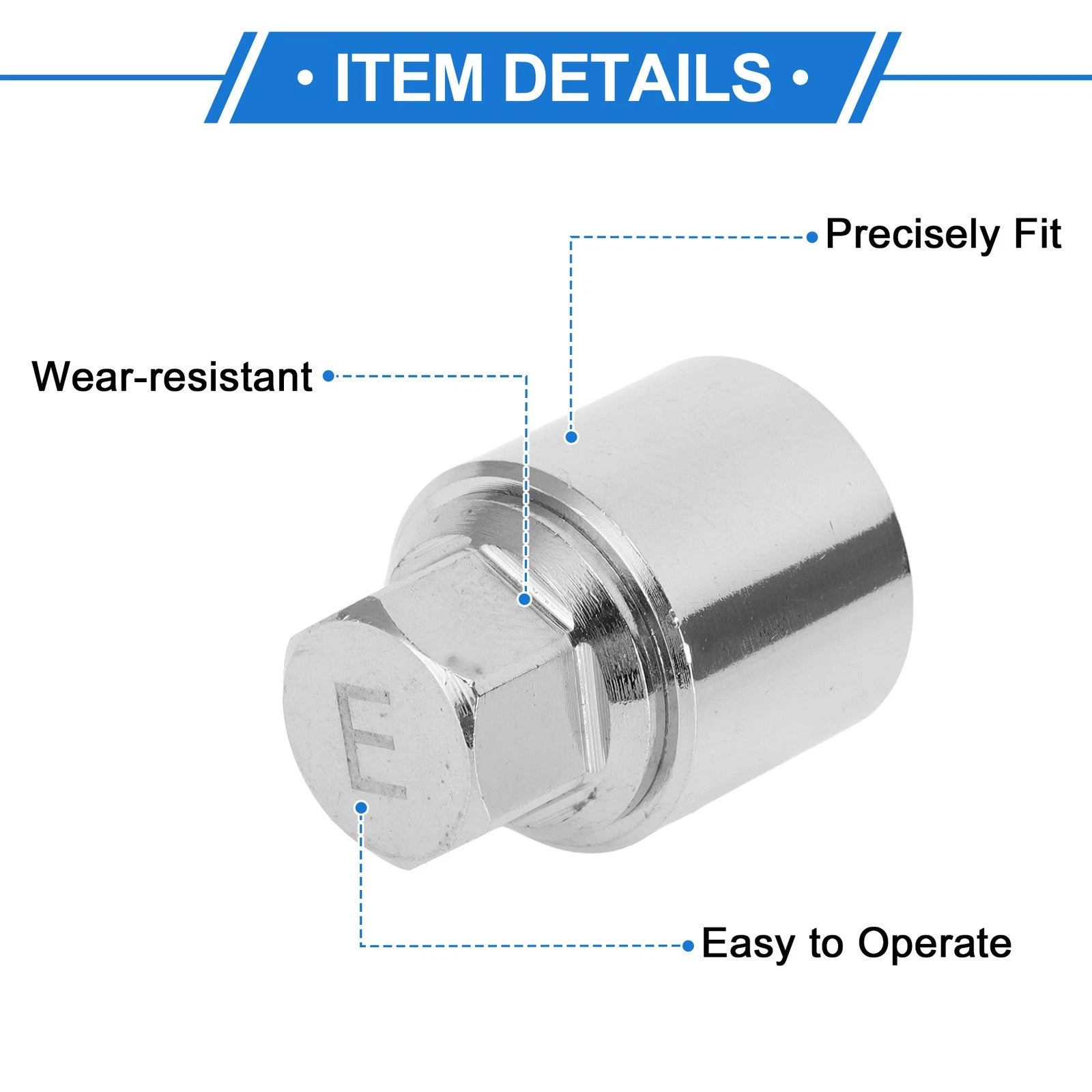 Type E Wheel Lock Lugnut Antitheft Key Socket for Skoda VW 