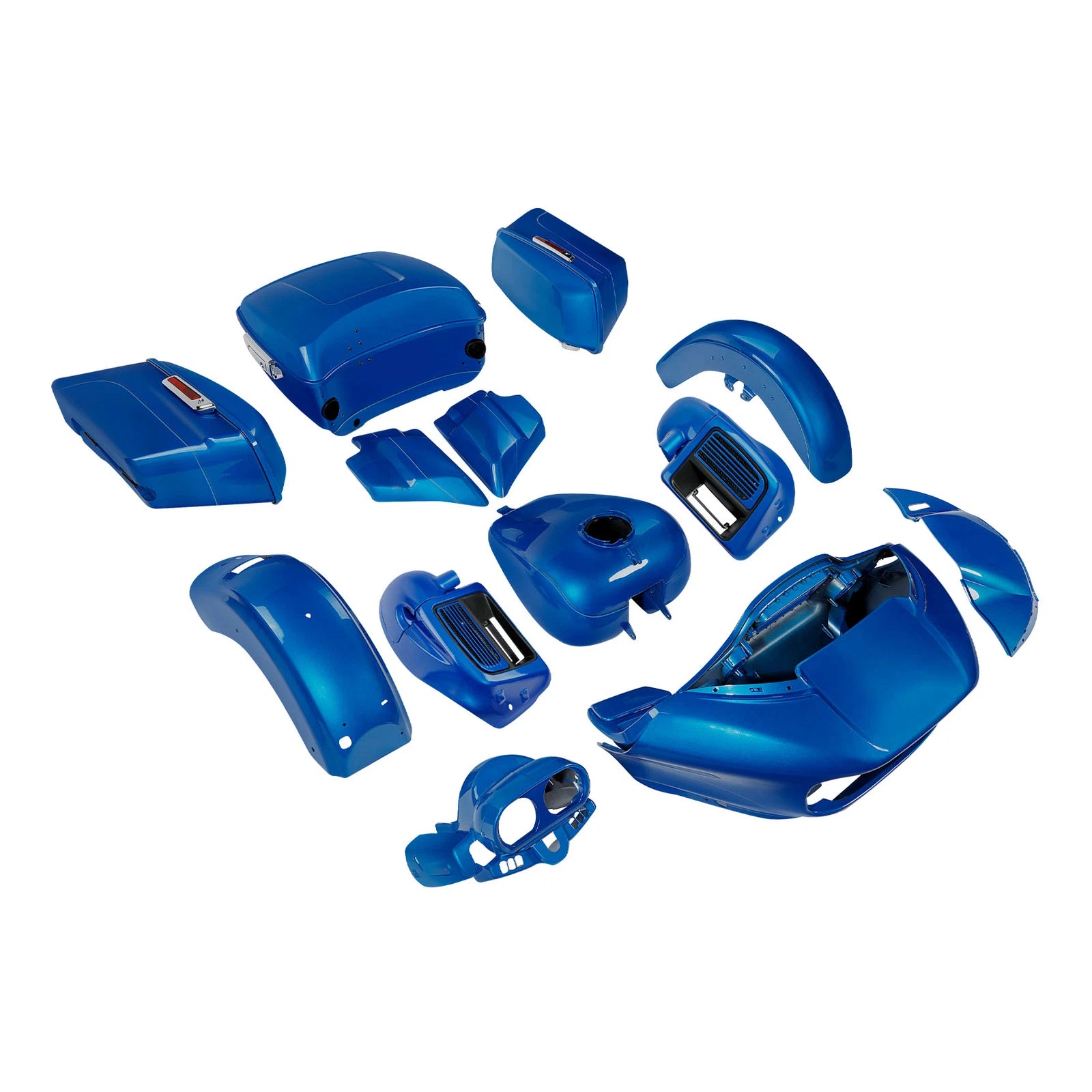 Fairing Body Work Kit for Harley Road Glide Ultra (2015–2024) Electric Blue