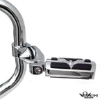Chrome 2.5" Short FootPeg Kit for Yamaha Roadstar XV1700 (2001–2008)