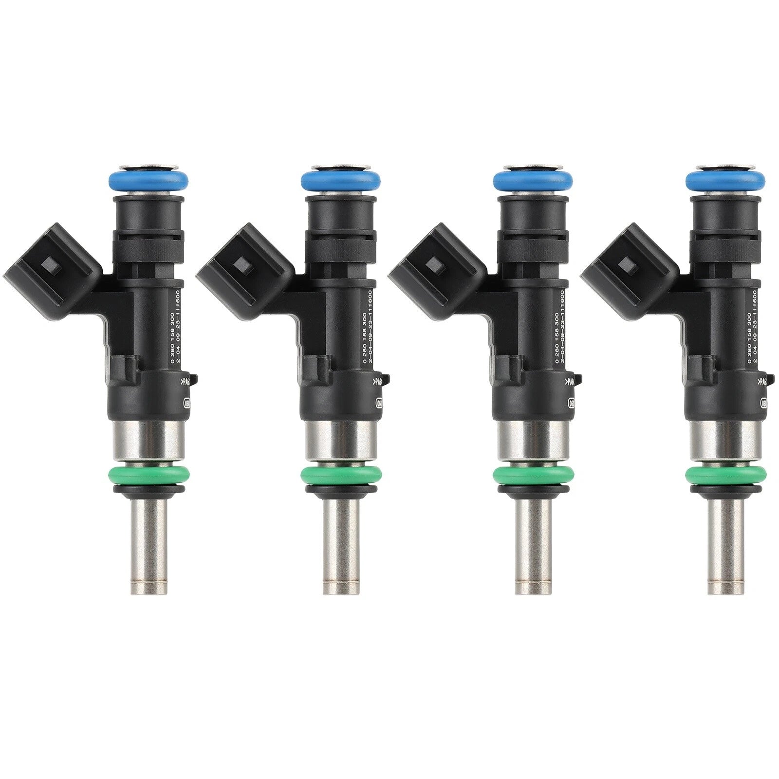 Set of 4 Fuel Injectors for Dodge Dart, Fiat 500 (2012–2016)