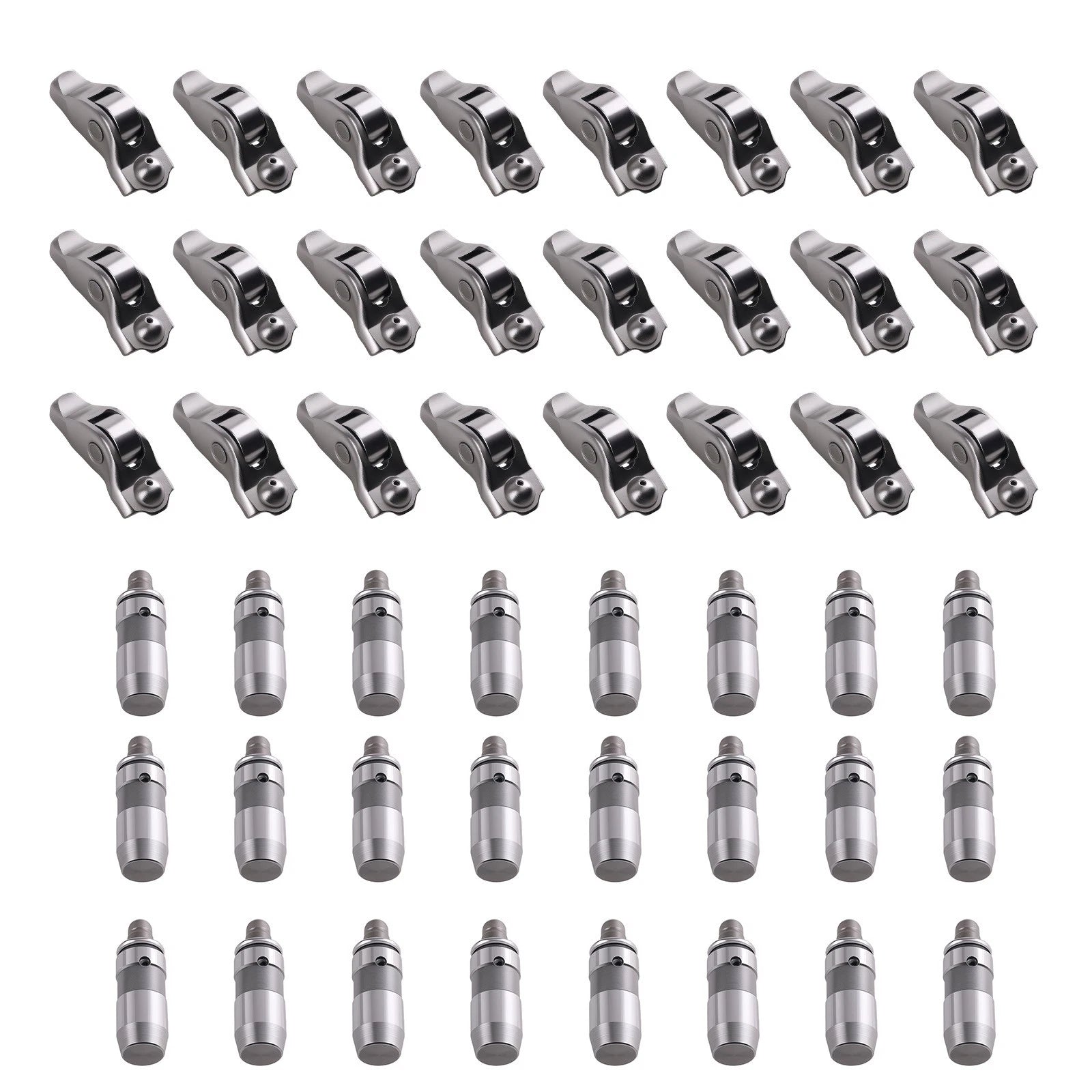Set of 24 Rocker Arms & 24 Lifters for Ford F-150/Mustang/Expedition (2003-2006)