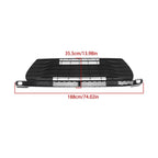 Front Bumper Grille for Toyota Sienna (2021–2023) Matte Black Chrome