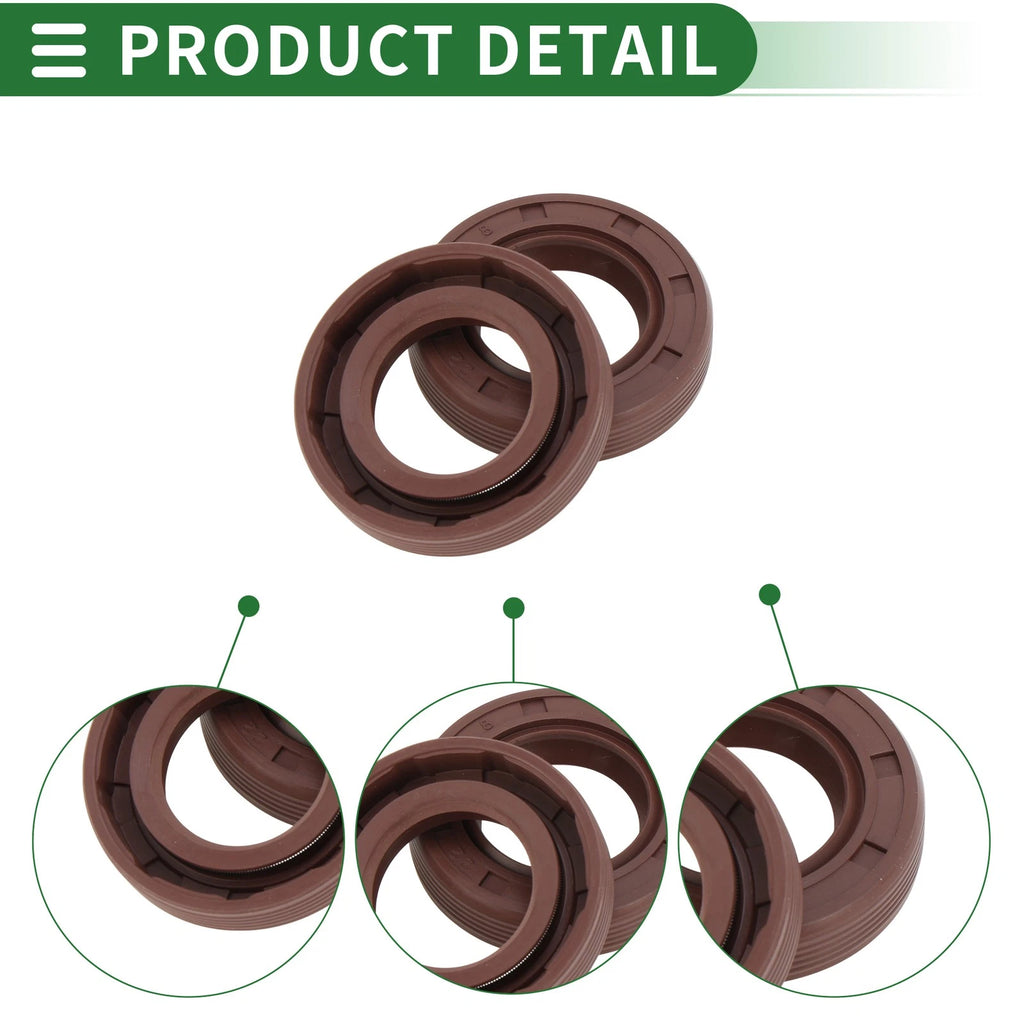 Set of 5 Oil Seals for Various Models (22x38x8mm, FKM Rubber)