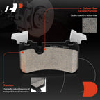 Set of 4 Rear Ceramic Brake Pads for Mercedes-Benz C63 AMG (2008–2013)