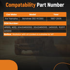 2-Row Engine Cooling Radiator for Yamaha Banshee YFZ350 (1987–2006) A012HD 152017